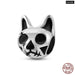 925 Silver Black Cat Spider Charms Beads Fit Pandora