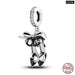 925 Silver Black Cat Spider Charms Beads Fit Pandora