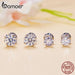 925 Sterling Silver 1 Carat d Colour Moissanite Stud