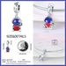 925 Sterling Silver Astronaut Space Series Charms Beads Fit