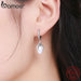 925 Sterling Silver Blooming Flower Petal Freshwater Pearl