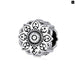 925 Sterling Silver Blooming Lotus Metal Charm Fit Bracelet