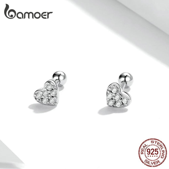 925 Sterling Silver Brilliant Star Earrings For Women