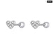 925 Sterling Silver Brilliant Star Earrings For Women