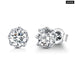 925 Sterling Silver Classic Clear Cubic Zircon Small Stud