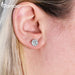 925 Sterling Silver Classic Clear Cubic Zircon Small Stud