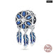 925 Sterling Silver Colourful Dreamcatcher Charms Beads Fit