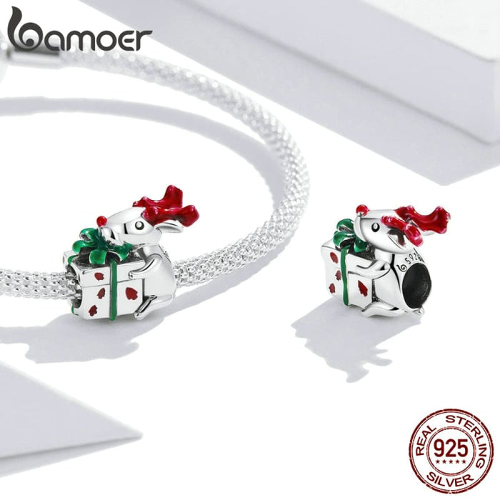 925 Sterling Silver Cute Snowman Charms Fit For Diy Making