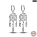 925 Sterling Silver Dream Catcher Earrings For Women