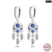 925 Sterling Silver Dream Catcher Earrings For Women