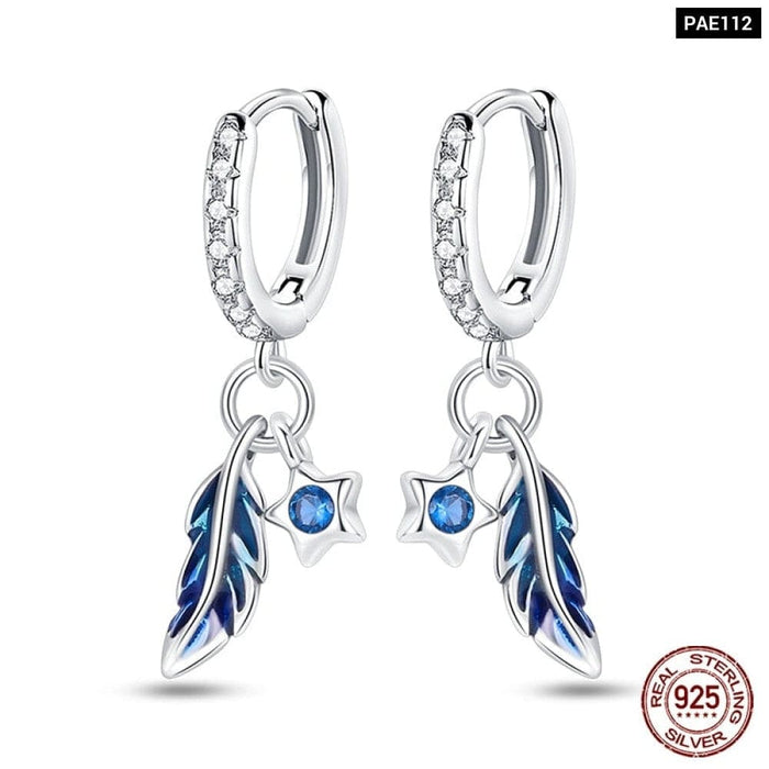 925 Sterling Silver Dream Catcher Earrings For Women