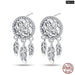 925 Sterling Silver Dream Catcher Earrings For Women