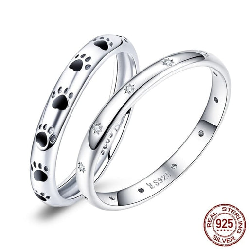 925 Sterling Silver Droplets Stackable Finger Classic Ring