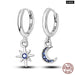 925 Sterling Silver Earrings For Women Luxury Rose Gold