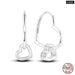 925 Sterling Silver Earrings For Women Luxury Rose Gold