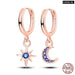 925 Sterling Silver Earrings For Women Luxury Rose Gold