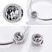 925 Sterling Silver Family Charm Heart Shape Beads Fit