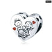 925 Sterling Silver Family Maternal Love Charm Baby Feet