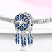 925 Sterling Silver Feather Dreamcatcher Tassel Charms