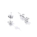 925 Sterling Silver Five-pointed Star Stud Earrings