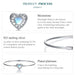 925 Sterling Silver Forever Love Bright Heart Charms