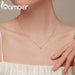 925 Sterling Silver Geometric Cut Sparkling Choker Zircon