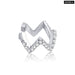 925 Sterling Silver 14k Gold Plated Cubic Zirconia