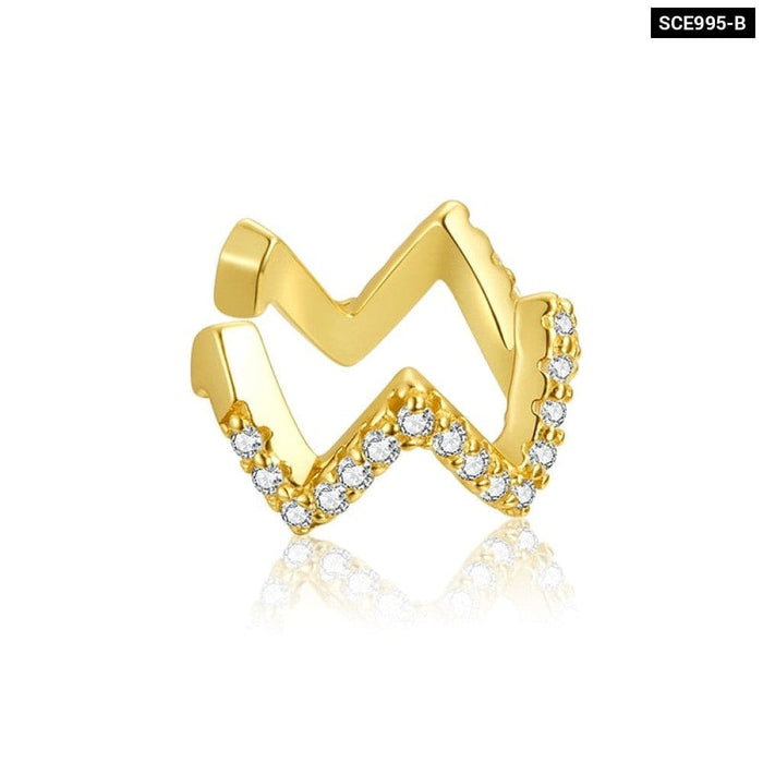 925 Sterling Silver 14k Gold Plated Cubic Zirconia