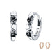 925 Sterling Silver Heart To Hoop Earrings For Women