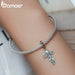 925 Sterling Silver Jesus & Cross Pendant Fit Women Diy