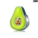 925 Sterling Silver Jewelry Green Enamel Avocado Fruit