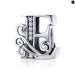 925 Sterling Silver Letter a To z 26 Charms Openwork Cz