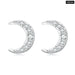 925 Sterling Silver Lightning Stud Earrings For Women