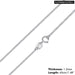 925 Sterling Silver Lobster Clasp Adjustable Necklace Chain