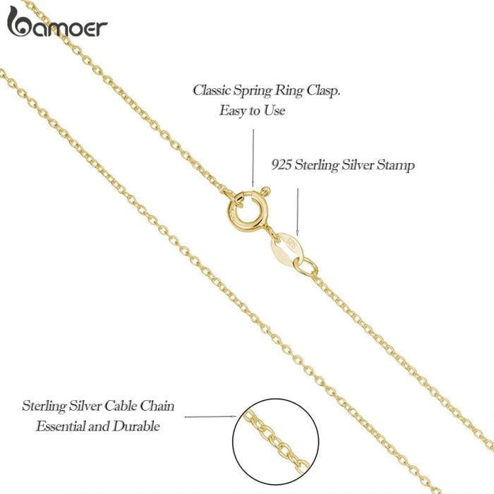 925 Sterling Silver Lobster Clasp Adjustable Necklace Chain