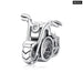 925 Sterling Silver Motorcycle Charm Cool Motorbike Pendant