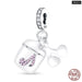 925 Sterling Silver Music Earphone Charms Beads Fit Pandora