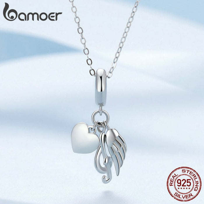 925 Sterling Silver Musical Note Pendnat Charms Guitar