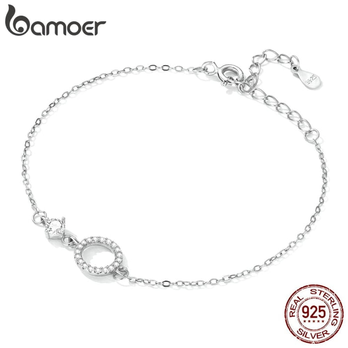 925 Sterling Silver Ring Bracelet For Women