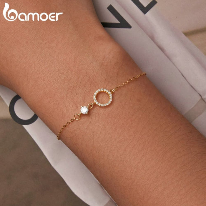 925 Sterling Silver Ring Bracelet For Women