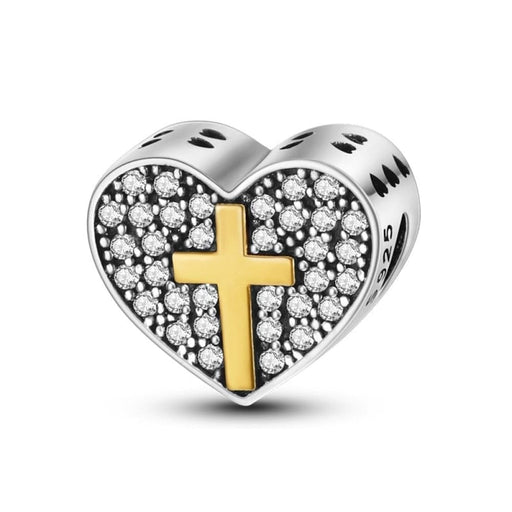 925 Sterling Silver Romantic Heart Series Charms Beads Fit