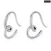 925 Sterling Silver Simple Heart Women Ear Studs Tiny Stud