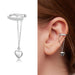 925 Sterling Silver Simple Star Ear Cuff For Women