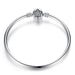 925 Sterling Silver Snake Chai Charm Bead Bangle & Bracelet