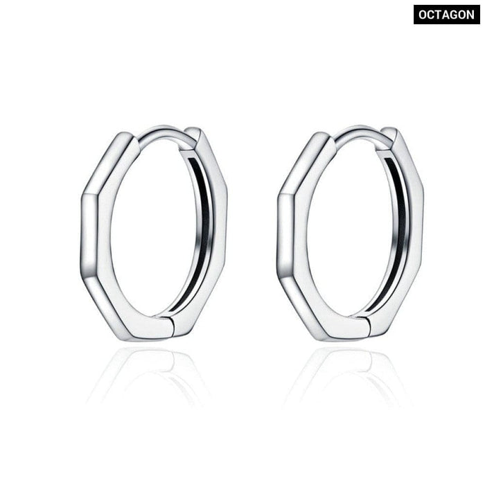 925 Sterling Silver Star Shape Ear Buckle Minimalist