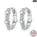 925 Sterling Silver Star Zircon Ear Clips For Women