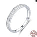 925 Sterling Silver Aaa Zirconia Finger Rings For Women