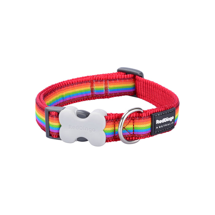 Dog Collar By Red Dingo Rainbow Multicolour