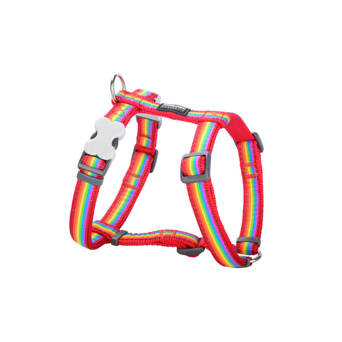 Dog Harness By Red Dingo Rainbow Multicolour