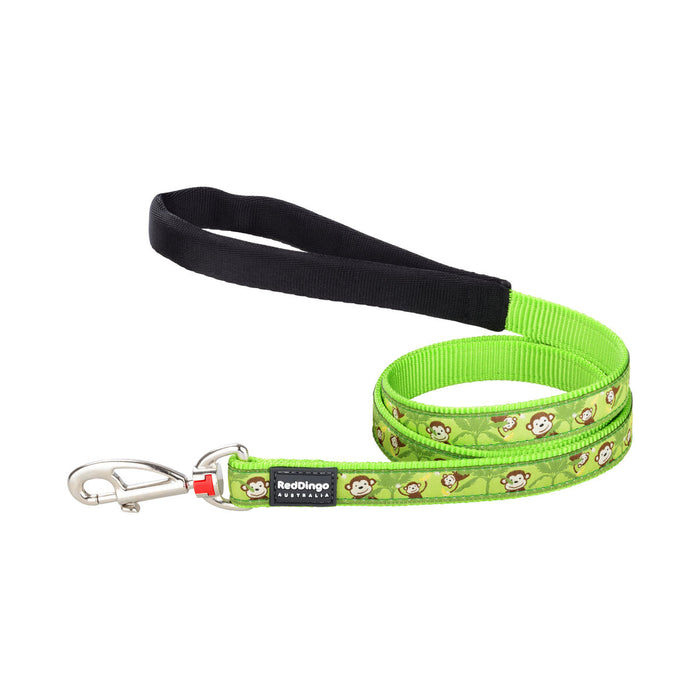 Dog Lead By Red Dingo Style Monkey Lime Green 2 x 120 cm